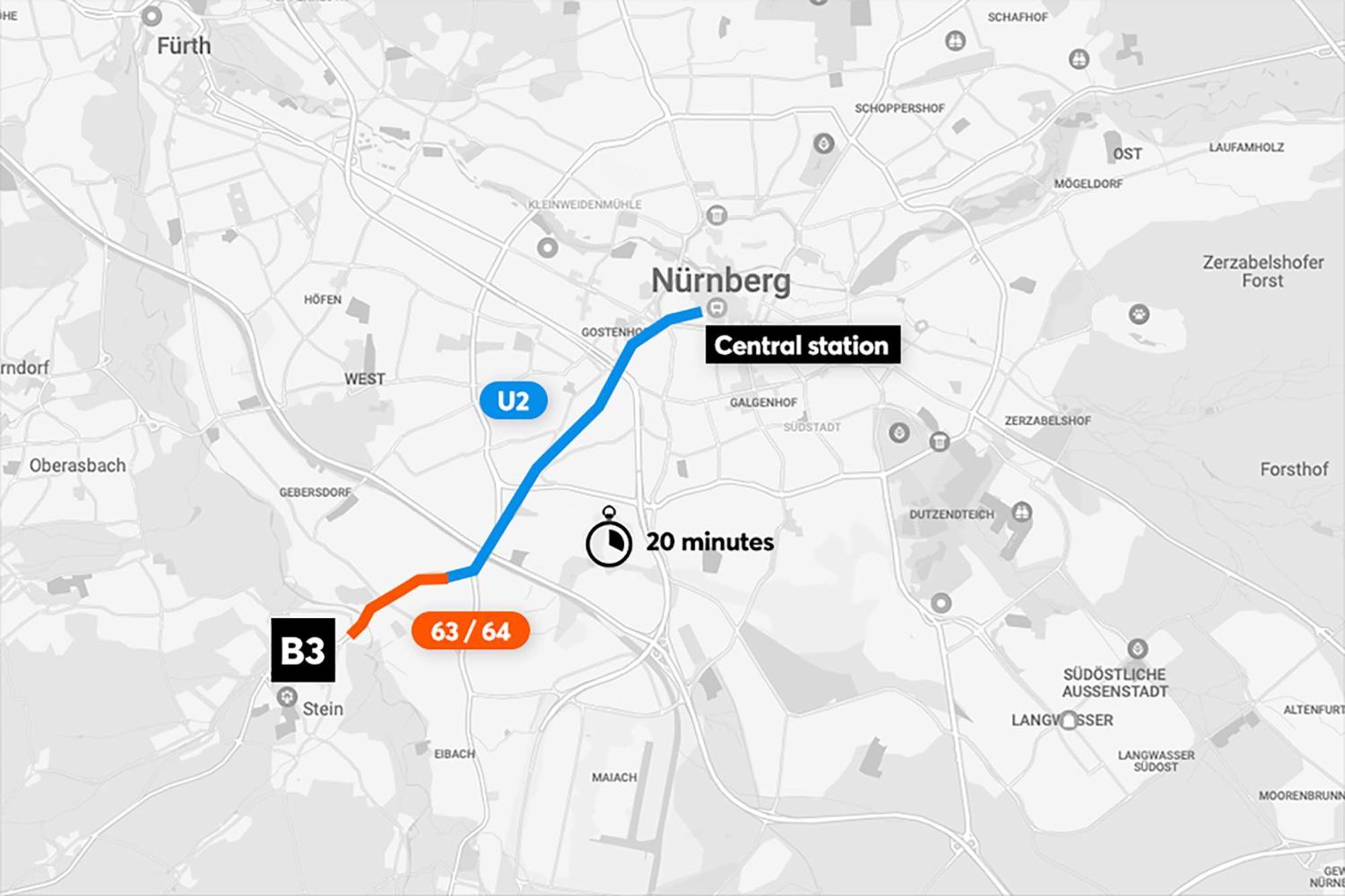 B3 - Loft Fuer 1-3 Personen, Nürnberg